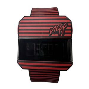 NEW NEFF WRISTWATCH WATCH DIGI NF0203 RED STRIPE UNISEX